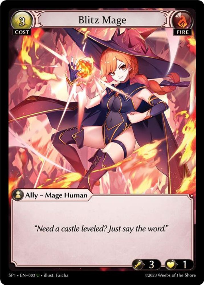 Blitz Mage, Standard, front