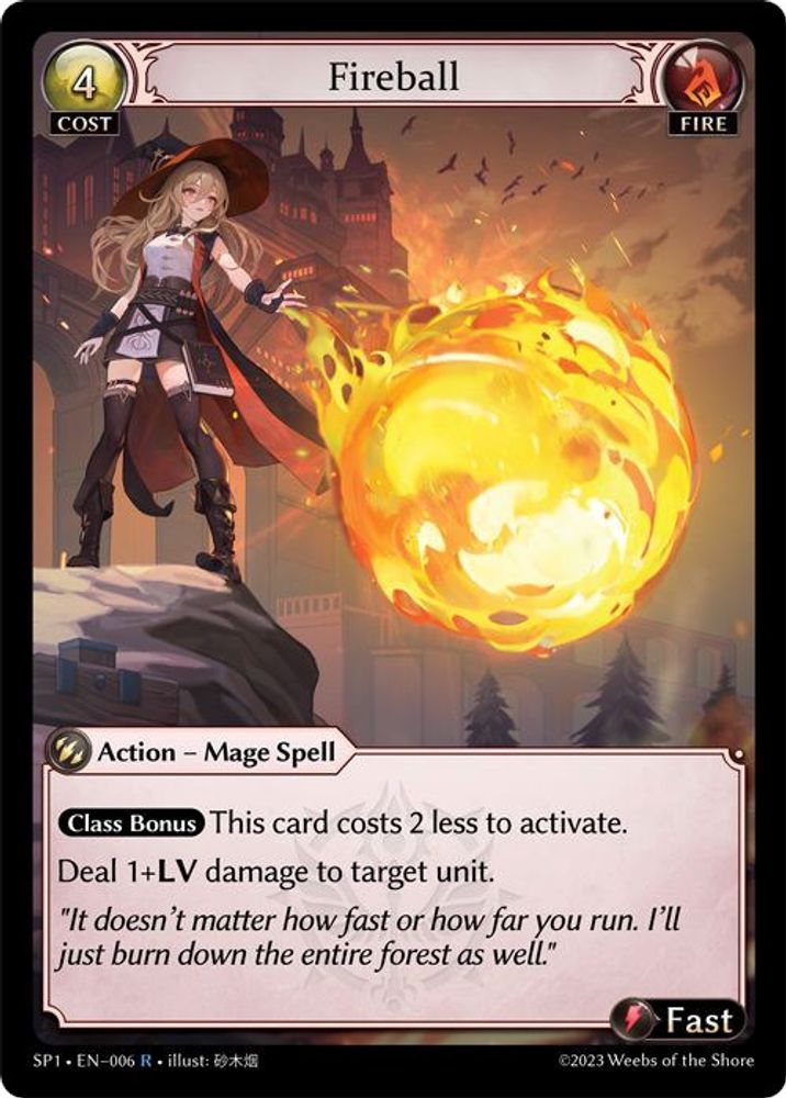 Fireball, Standard, front