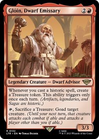 Gloin, Dwarf Emissary, Universes Beyond: The Lord of the Rings: Tales of Middle-earth