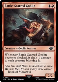 Battle-Scarred Goblin, Universes Beyond: The Lord of the Rings: Tales of Middle-earth