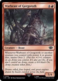 Warbeast of Gorgoroth, Universes Beyond: The Lord of the Rings: Tales of Middle-earth