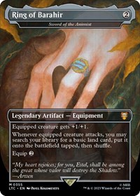 Ring of Barahir - Sword of the Animist, Commander: The Lord of the Rings: Tales of Middle-earth