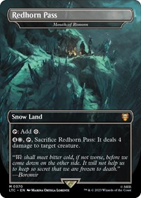Redhorn Pass - Mouth of Ronom, Commander: The Lord of the Rings: Tales of Middle-earth
