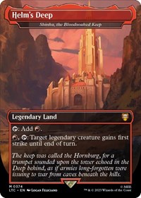 Helm's Deep - Shinka, the Bloodsoaked Keep, Commander: The Lord of the Rings: Tales of Middle-earth