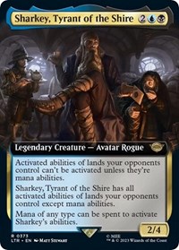 Sharkey, Tyrant of the Shire (Extended Art), Universes Beyond: The Lord of the Rings: Tales of Middle-earth