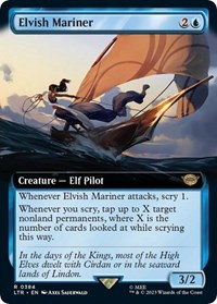 Elvish Mariner (Extended Art), Universes Beyond: The Lord of the Rings: Tales of Middle-earth