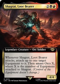 Shagrat, Loot Bearer (Extended Art), Universes Beyond: The Lord of the Rings: Tales of Middle-earth