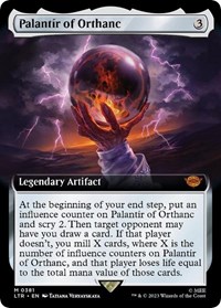 Palantir of Orthanc (Extended Art), Universes Beyond: The Lord of the Rings: Tales of Middle-earth
