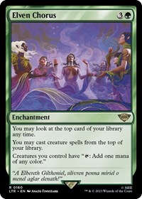 Elven Chorus, Universes Beyond: The Lord of the Rings: Tales of Middle-earth