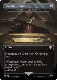Shards of Narsil - Thorn of Amethyst (Surge Foil), Commander: The Lord of the Rings: Tales of Middle-earth