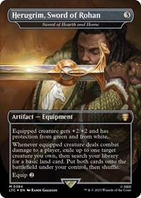 Herugrim, Sword of Rohan - Sword of Hearth and Home (Surge Foil), Commander: The Lord of the Rings: Tales of Middle-earth