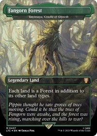 Fangorn Forest - Yavimaya, Cradle of Growth (Surge Foil), Commander: The Lord of the Rings: Tales of Middle-earth