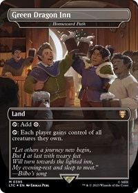 Green Dragon Inn - Homeward Path (Surge Foil), Commander: The Lord of the Rings: Tales of Middle-earth