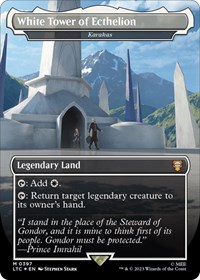 White Tower of Ecthelion - Karakas (Surge Foil), Commander: The Lord of the Rings: Tales of Middle-earth