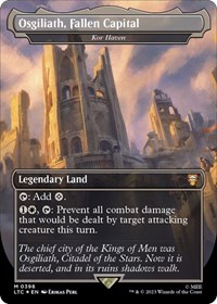 Osgiliath, Fallen Capital - Kor Haven (Surge Foil), Commander: The Lord of the Rings: Tales of Middle-earth