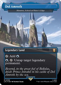 Dol Amroth - Minamo, School at Water's Edge (Surge Foil), Commander: The Lord of the Rings: Tales of Middle-earth