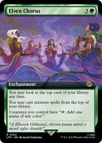 Elven Chorus (Extended Art), Universes Beyond: The Lord of the Rings: Tales of Middle-earth