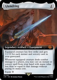 Glamdring (Extended Art) (Surge Foil), Universes Beyond: The Lord of the Rings: Tales of Middle-earth