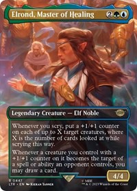 Elrond, Master of Healing (Borderless), Universes Beyond: The Lord of the Rings: Tales of Middle-earth