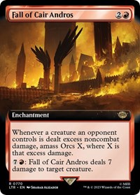 Fall of Cair Andros (Extended Art) (Surge Foil), Universes Beyond: The Lord of the Rings: Tales of Middle-earth