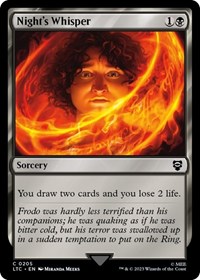 Night's Whisper, Commander: The Lord of the Rings: Tales of Middle-earth