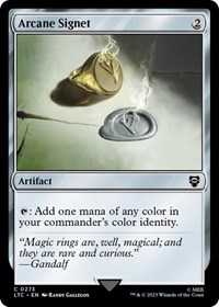 Arcane Signet, Commander: The Lord of the Rings: Tales of Middle-earth