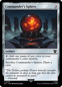 Commander's Sphere, Commander: The Lord of the Rings: Tales of Middle-earth