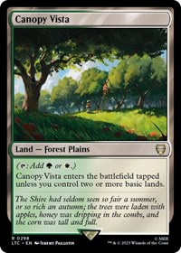 Canopy Vista, Commander: The Lord of the Rings: Tales of Middle-earth