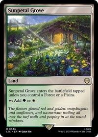 Sunpetal Grove, Commander: The Lord of the Rings: Tales of Middle-earth