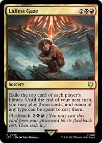 Lidless Gaze, Commander: The Lord of the Rings: Tales of Middle-earth