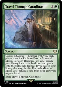 Travel Through Caradhras, Commander: The Lord of the Rings: Tales of Middle-earth