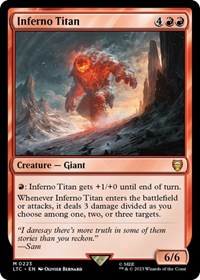 Inferno Titan, Commander: The Lord of the Rings: Tales of Middle-earth
