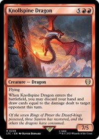 Knollspine Dragon, Commander: The Lord of the Rings: Tales of Middle-earth