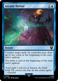 Arcane Denial, Commander: The Lord of the Rings: Tales of Middle-earth