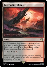 Foreboding Ruins, Commander: The Lord of the Rings: Tales of Middle-earth