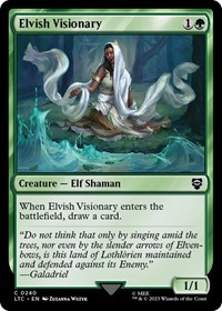 Elvish Visionary, Commander: The Lord of the Rings: Tales of Middle-earth