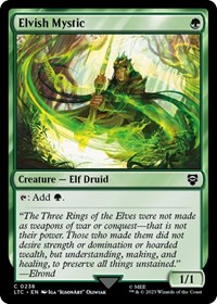 Elvish Mystic, Commander: The Lord of the Rings: Tales of Middle-earth