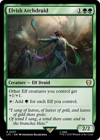 Elvish Archdruid, Commander: The Lord of the Rings: Tales of Middle-earth