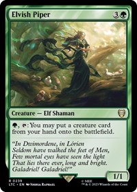 Elvish Piper, Commander: The Lord of the Rings: Tales of Middle-earth