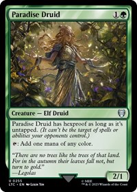 Paradise Druid, Commander: The Lord of the Rings: Tales of Middle-earth