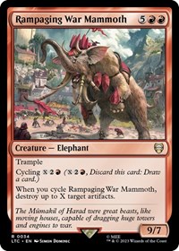 Rampaging War Mammoth, Commander: The Lord of the Rings: Tales of Middle-earth