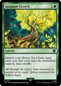 Rampant Growth, Commander: The Lord of the Rings: Tales of Middle-earth