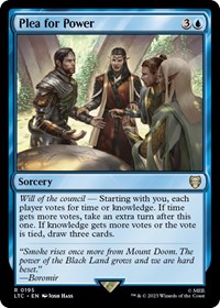 Plea for Power, Commander: The Lord of the Rings: Tales of Middle-earth