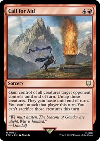 Call for Aid, Commander: The Lord of the Rings: Tales of Middle-earth