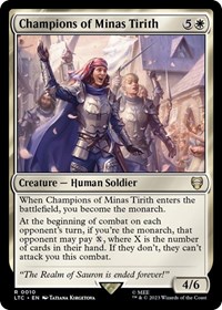 Champions of Minas Tirith, Commander: The Lord of the Rings: Tales of Middle-earth