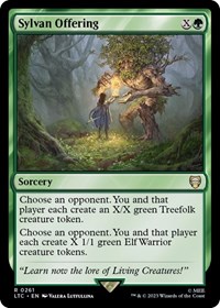 Sylvan Offering, Commander: The Lord of the Rings: Tales of Middle-earth