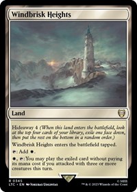Windbrisk Heights, Commander: The Lord of the Rings: Tales of Middle-earth