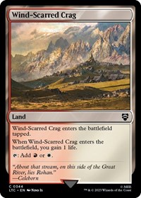 Wind-Scarred Crag, Commander: The Lord of the Rings: Tales of Middle-earth