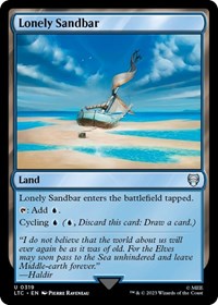 Lonely Sandbar, Commander: The Lord of the Rings: Tales of Middle-earth