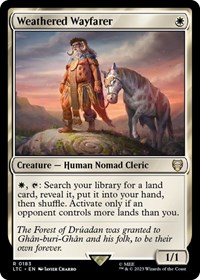 Weathered Wayfarer, Commander: The Lord of the Rings: Tales of Middle-earth